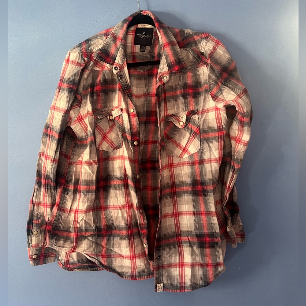 American Eagle size XL Boyfriend Fit Flannel